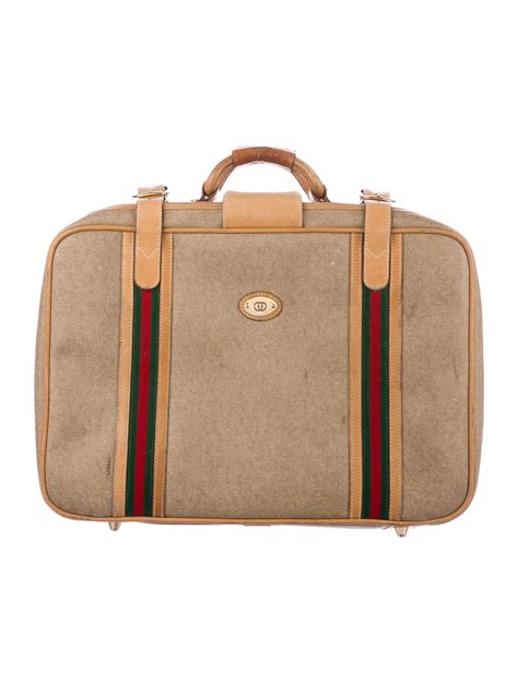 vintage gucci luggage for sale|old Gucci luggage.